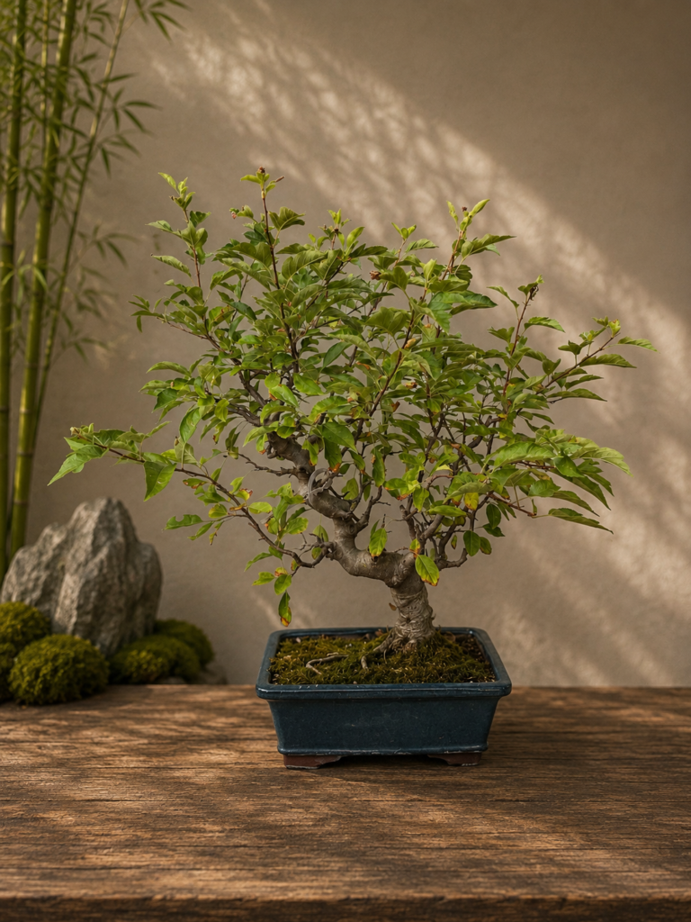 Bonsai DI MELO vaso blu