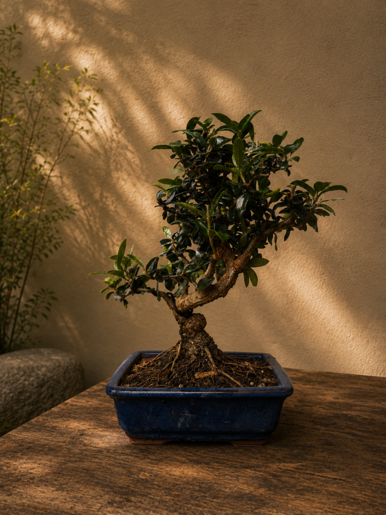 Olivastro – bonsai di olivo selvatico, 22 cm (esemplare 3)